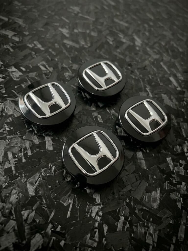 Centros de rin Honda 69mm (Negro)